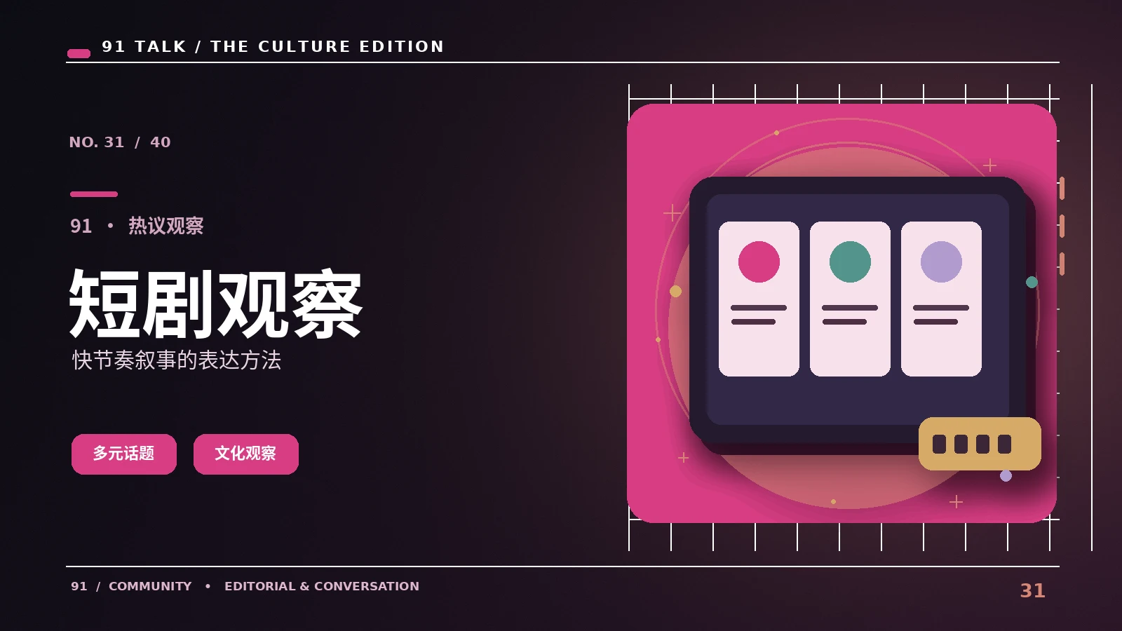 综艺研究角